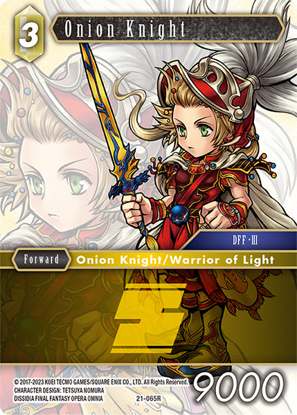 (065) Final Fantasy TCG Beyond Destiny Single: Onion Knight (21-065)  Rare