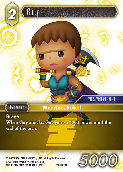 (066) Final Fantasy TCG Beyond Destiny Single: Guy (21-066)  Common