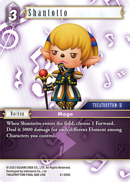 (094) Final Fantasy TCG Beyond Destiny Single: Shantotto (21-094) Holo Common