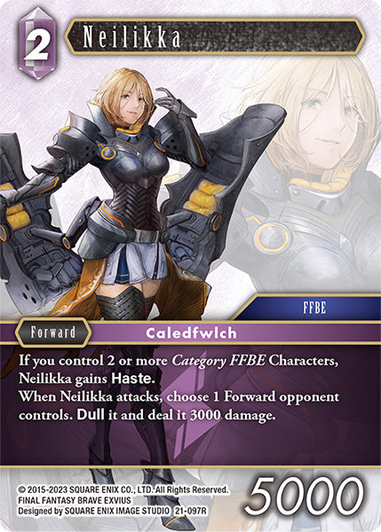 (097) Final Fantasy TCG Beyond Destiny Single: Neilikka (21-097) Holo Rare