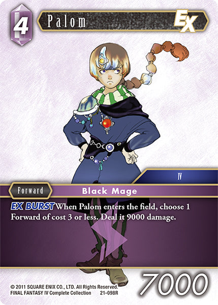 (098) Final Fantasy TCG Beyond Destiny Single: Palom (21-098)  Rare