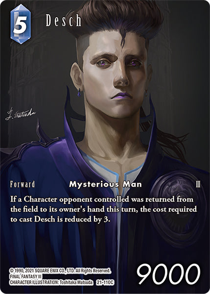 (110) Final Fantasy TCG Beyond Destiny Single: Desch (21-110) (V.2)  Common