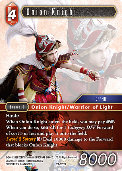 (125) Final Fantasy TCG Beyond Destiny Single: Onion Knight (21-125)  Starter