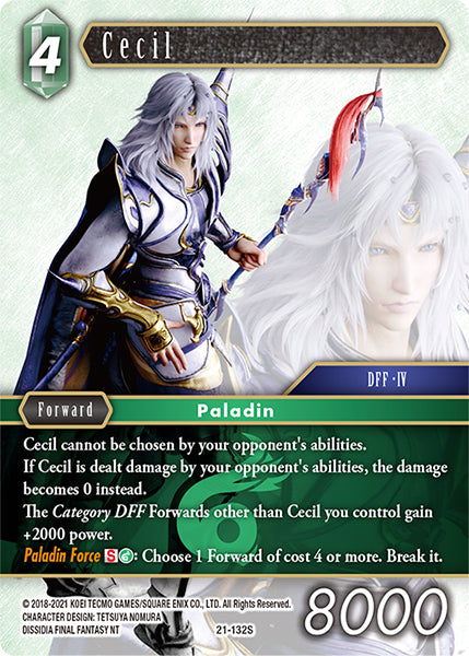 (132) Final Fantasy TCG Beyond Destiny Single: Cecil (21-132)  Starter