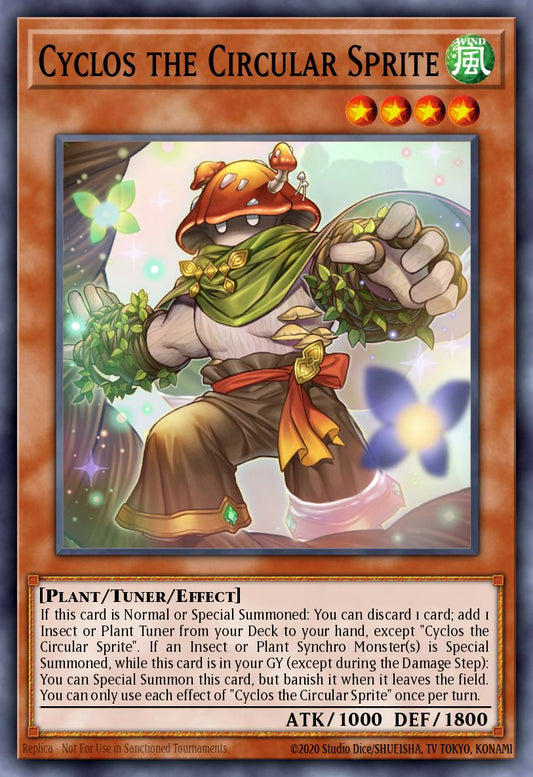 (031) YuGiOh TCG LEDE: Legacy of Destruction Single: Cyclos the Circular Sprite  Common