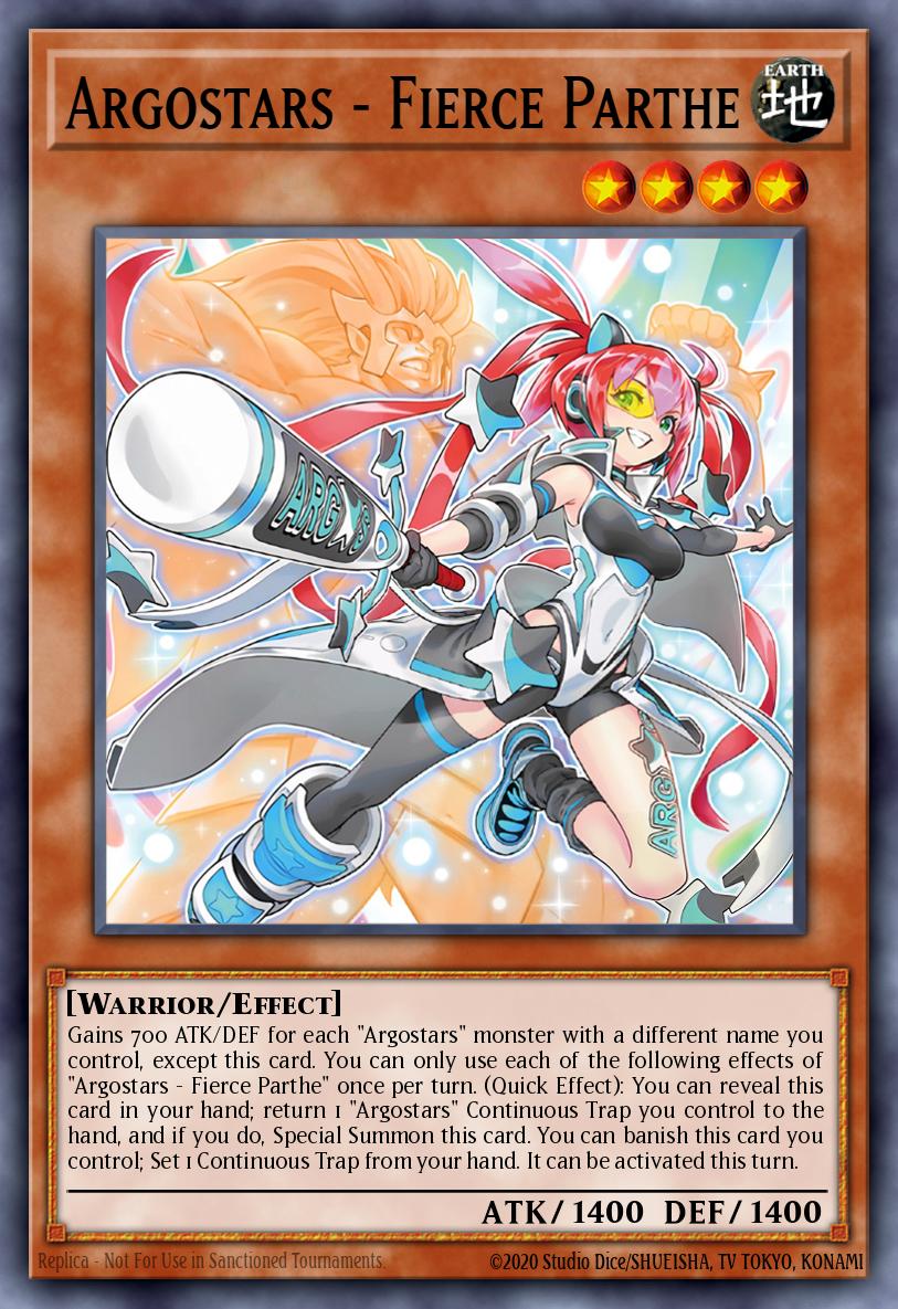 (020) YuGiOh TCG ALIN: Alliance Insight Single: Argostars - Fierce Parthe  Super Rare