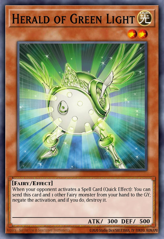 (102) YuGiOh TCG BLMM: Battles of Legend: Monster Mayhem Single: Herald of Green Light  Ultra Rare