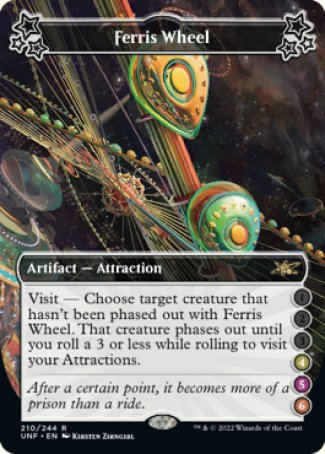 (210) Magic The Gathering Unfinity Single: Ferris Wheel  Rare
