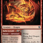 (210) Magic The Gathering Commander Legends: Battle for Baldur's Gate Single: Young Red Dragon // Bathe in Gold Holo Common