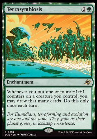 (210) Magic The Gathering Edge of Eternities: Promos Single: Terrasymbiosis (V.2) Holo Rare
