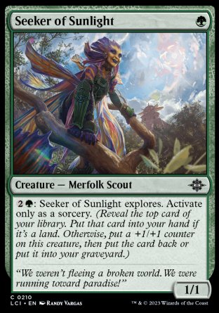 (210) Magic The Gathering The Lost Caverns of Ixalan Single: Seeker of Sunlight Holo Common