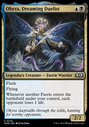 (210) Magic The Gathering Wilds of Eldraine Single: Obyra, Dreaming Duelist Holo Uncommon
