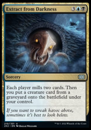 (210) Magic The Gathering Double Masters 2022 Single: Extract from Darkness Holo Uncommon