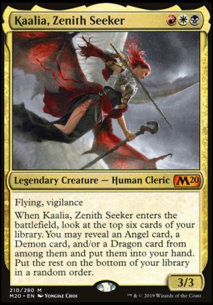 (210/280) Magic The Gathering Core 2020 Single: Kaalia, Zenith Seeker  Mythic