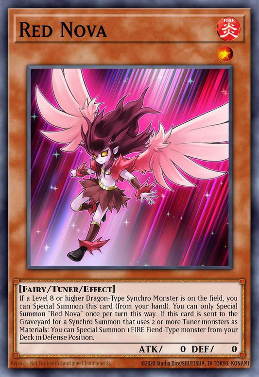 (113) YuGiOh TCG DLCS: Dragons of Legend: The Complete Series Single: Red Nova  Common