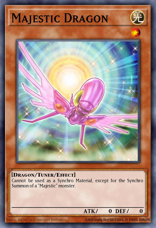 (001) YuGiOh TCG SOVR: Stardust Overdrive Single: Majestic Dragon  Super Rare