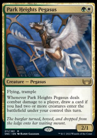 (211) Magic The Gathering Streets of New Capenna Single: Park Heights Pegasus  Rare