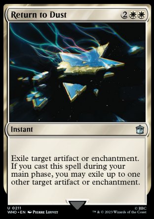 (211) Magic The Gathering Universes Beyond: Doctor Who Single: Return to Dust  Uncommon