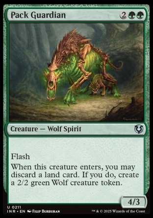 (211) Magic The Gathering Innistrad Remastered Single: Pack Guardian Holo Uncommon