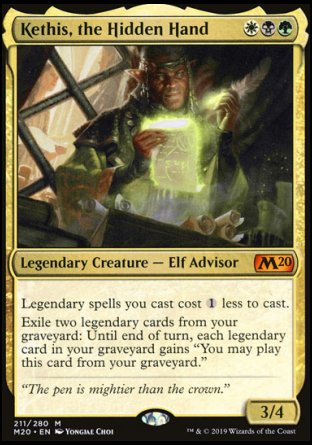 (211/280) Magic The Gathering Core 2020 Single: Kethis, the Hidden Hand  Mythic