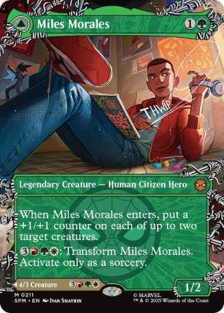 (211) Magic The Gathering Magic: The Gathering | Marvel's Spider-Man: Extras Single: Miles Morales // Ultimate Spider-Man (V.2)  Mythic