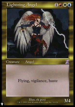 (217) Magic The Gathering The List Single: Lightning Angel  Rare