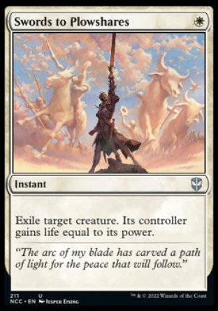(211) Magic The Gathering Commander: Streets of New Capenna Single: Swords to Plowshares  Uncommon