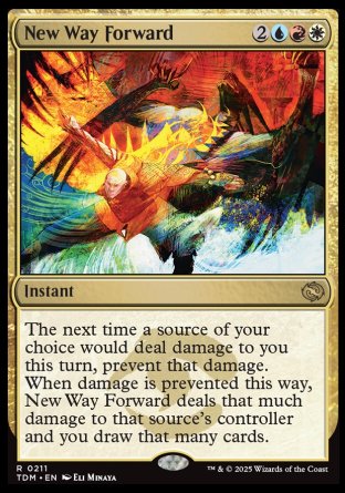 (211) Magic The Gathering Tarkir: Dragonstorm: Promos Single: New Way Forward (V.1)  Rare
