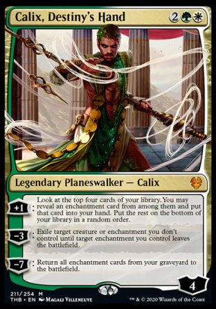 (211/254) Magic The Gathering Theros Beyond Death Single: Calix, Destiny's Hand  Mythic