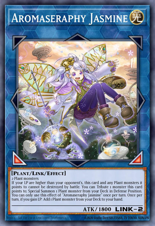 (093) YuGiOh TCG BLTR: Battles of Legend: Terminal Revenge Single: Aromaseraphy Jasmine (V.2 - Quarter Century Secret Rare)  Quarter Century Secret Rare
