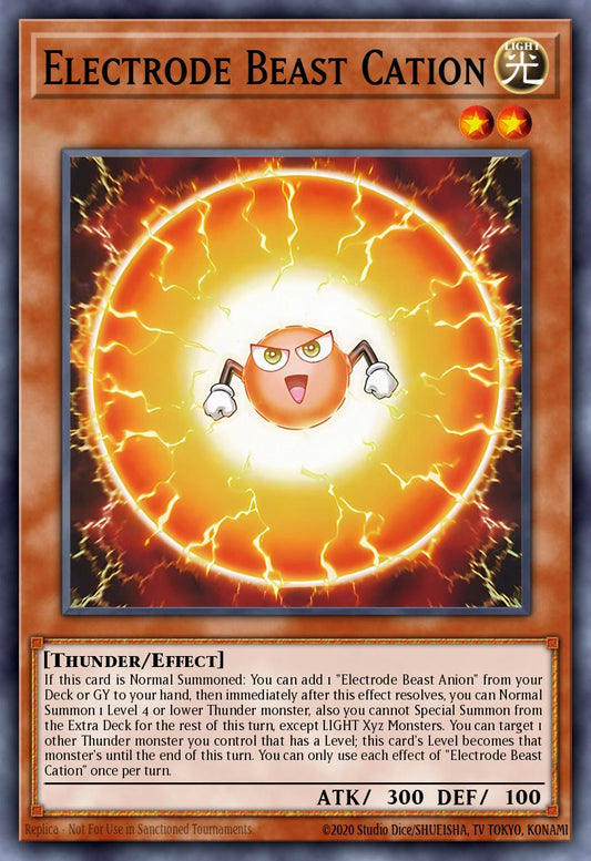 (032) YuGiOh TCG BLTR: Battles of Legend: Terminal Revenge Single: Electrode Beast Cation  Ultra Rare