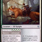 (212/269) Magic The Gathering Throne of Eldraine Single: Oakhame Ranger // Bring Back Holo Uncommon