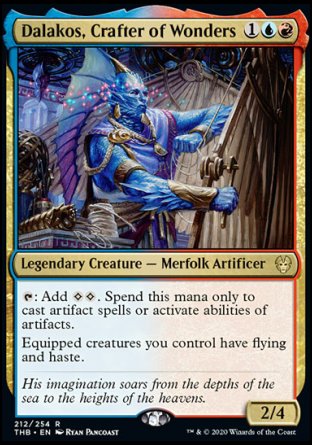(212/254) Magic The Gathering Theros Beyond Death Single: Dalakos, Crafter of Wonders  Rare