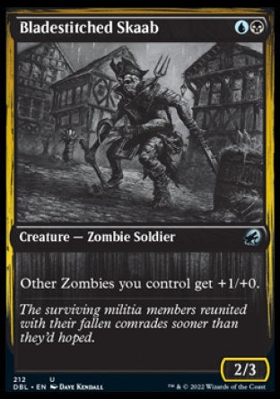 (212) Magic The Gathering Innistrad: Double Feature Single: Bladestitched Skaab  Uncommon