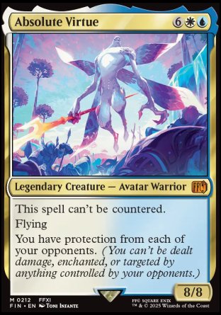 (212) Magic The Gathering Magic: The Gathering - FINAL FANTASY Single: Absolute Virtue  Mythic