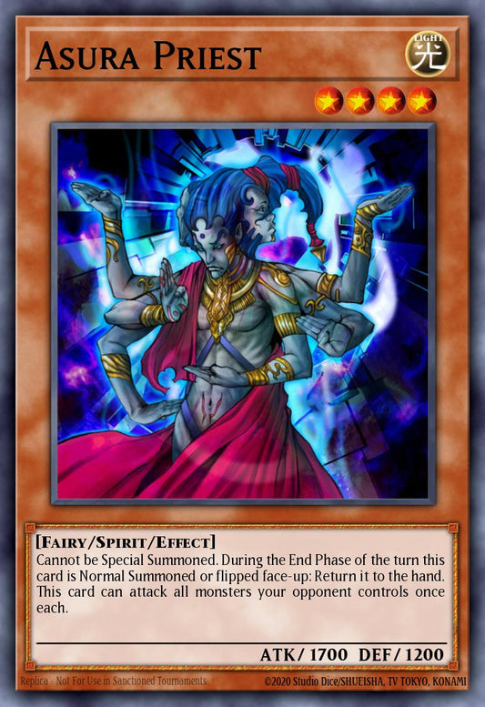 (183) YuGiOh TCG DB2: Dark Beginning 2 Single: Asura Priest  Common