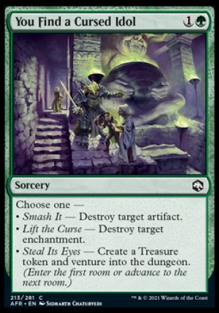 (213) Magic The Gathering Adventures in the Forgotten Realms Single: You Find a Cursed Idol  Common