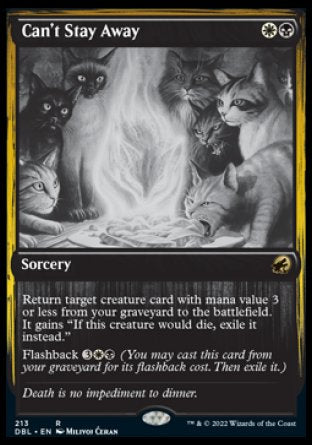 (213) Magic The Gathering Innistrad: Double Feature Single: Can't Stay Away  Rare
