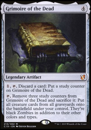 (213) Magic The Gathering Commander 2019 Single: Grimoire of the Dead  Mythic