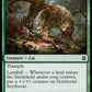 (213/280) Magic The Gathering Zendikar Rising Single: Territorial Scythecat Holo Common