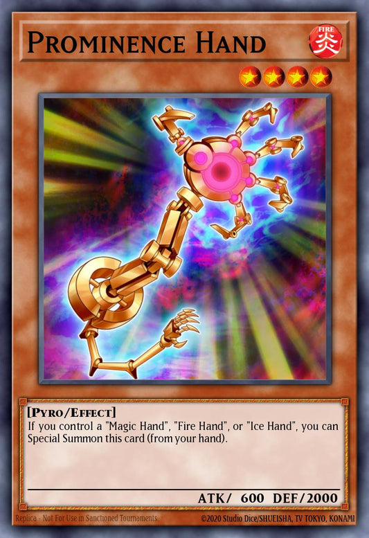 (050) YuGiOh TCG DLCS: Dragons of Legend: The Complete Series Single: Prominence Hand  Common