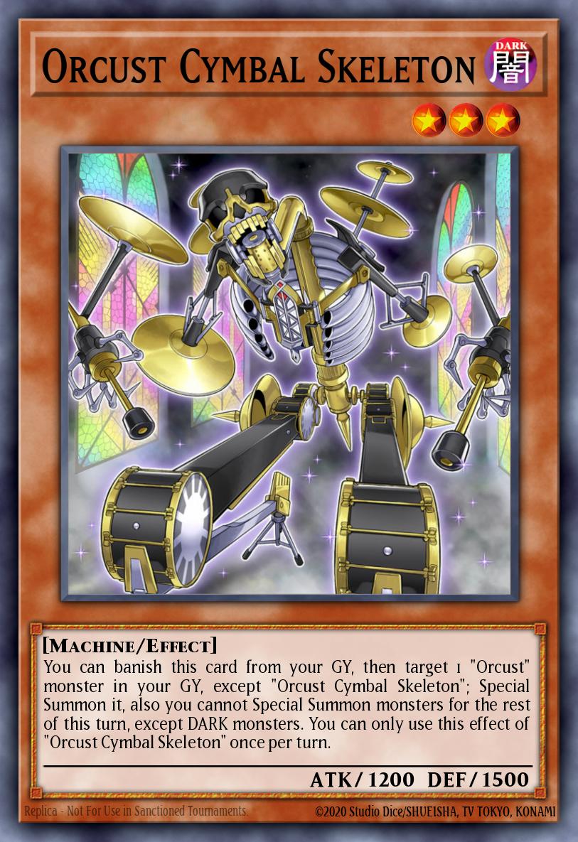 (084) YuGiOh TCG BLMM: Battles of Legend: Monster Mayhem Single: Orcust Cymbal Skeleton  Ultra Rare