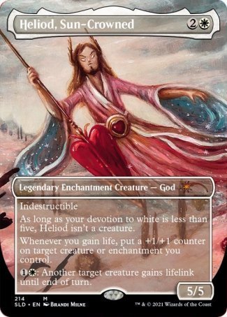 (214) Magic The Gathering Secret Lair Drop Series Single: Heliod, Sun-Crowned Holo Mythic