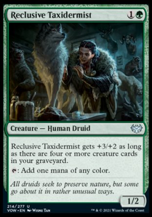 (214) Magic The Gathering Innistrad: Crimson Vow Single: Reclusive Taxidermist  Uncommon