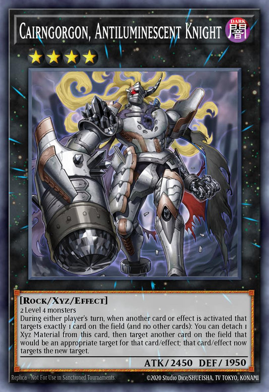 (054) YuGiOh TCG PRIO: Primal Origin Single: Cairngorgon, Antiluminescent Knight  Super Rare