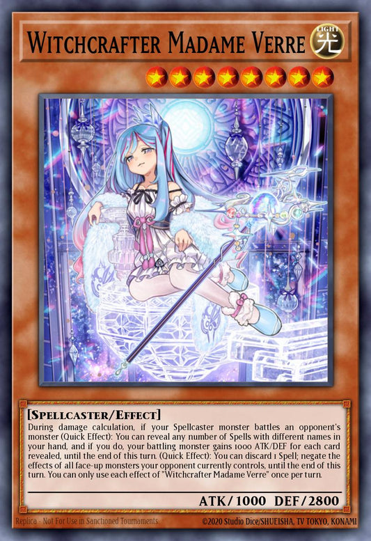 (073) YuGiOh TCG DUOV: Duel Overload Single: Witchcrafter Madame Verre  Ultra Rare
