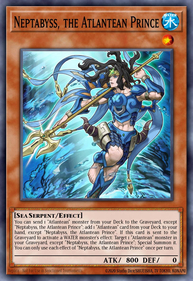 (013) YuGiOh TCG RA03: Quarter Century Bonanza Single: Neptabyss, the Atlantean Prince (V.6 - Collectors Rare)  Collectors Rare