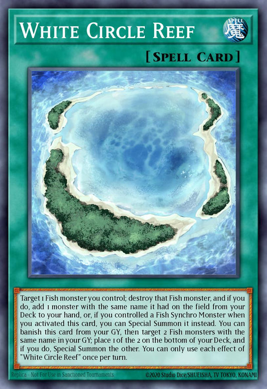 (035) YuGiOh TCG BLTR: Battles of Legend: Terminal Revenge Single: White Circle Reef  Ultra Rare