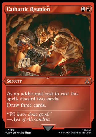 (215) Magic The Gathering Universes Beyond: Assassin's Creed: Extras Single: Cathartic Reunion  Holo Uncommon