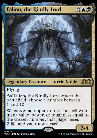 (215) Magic The Gathering Wilds of Eldraine Single: Talion, the Kindly Lord  Mythic